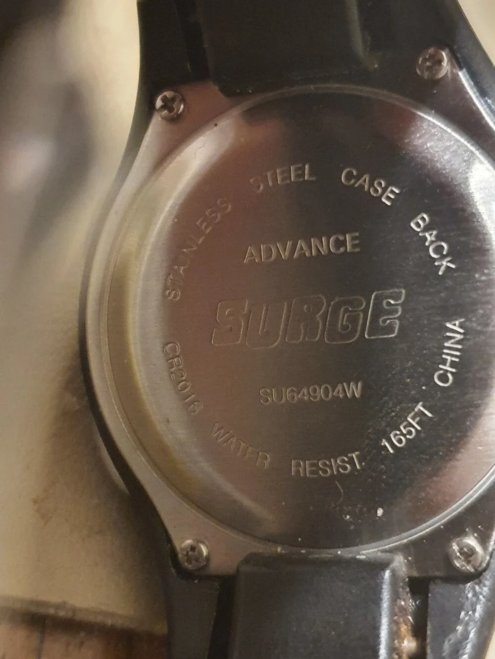 10/$20 Advance Surge Silver/Black Digital Alarm Chrono Men's Watch